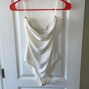 White Bodysuit Tube Top
